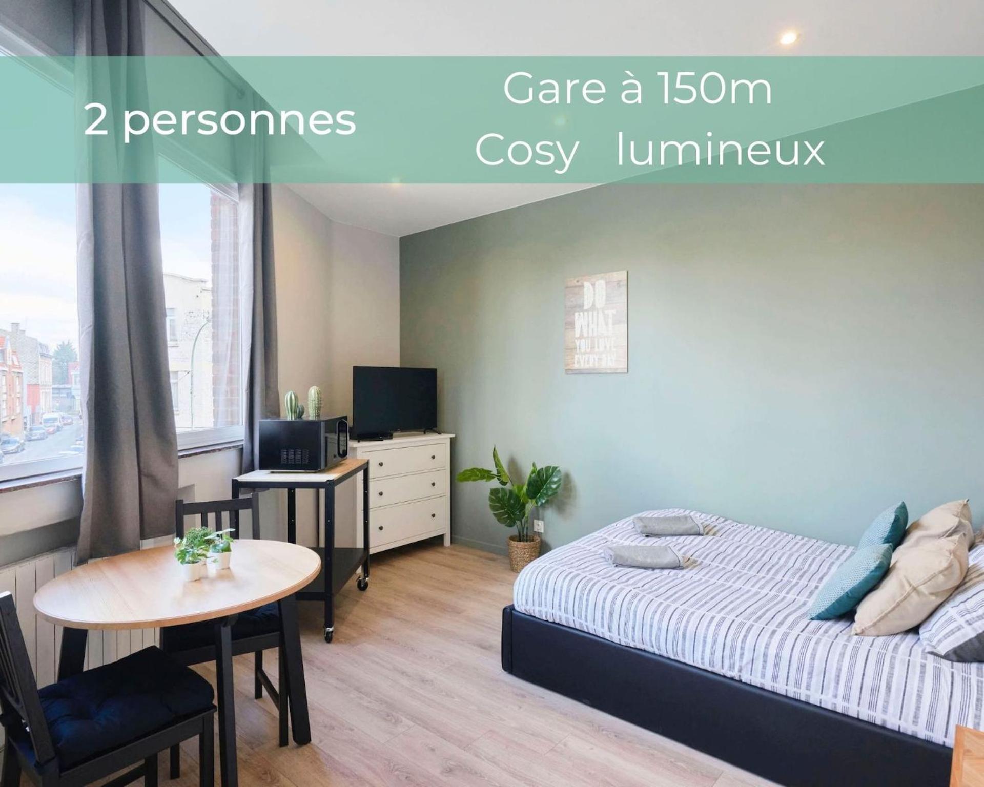 Locationstourcoing - Le Croise Apartment ภายนอก รูปภาพ